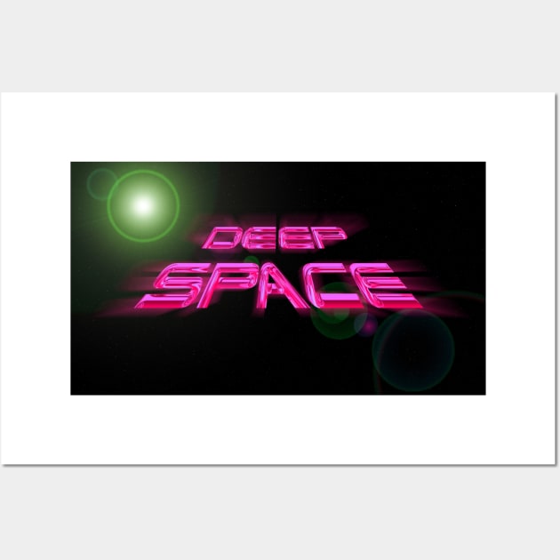 Deep Space - Pink Wall Art by The Black Panther